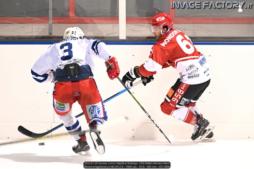 2023-01-25 Hockey Como-Valpellice Bulldogs 1293 Matteo Mondon Marin